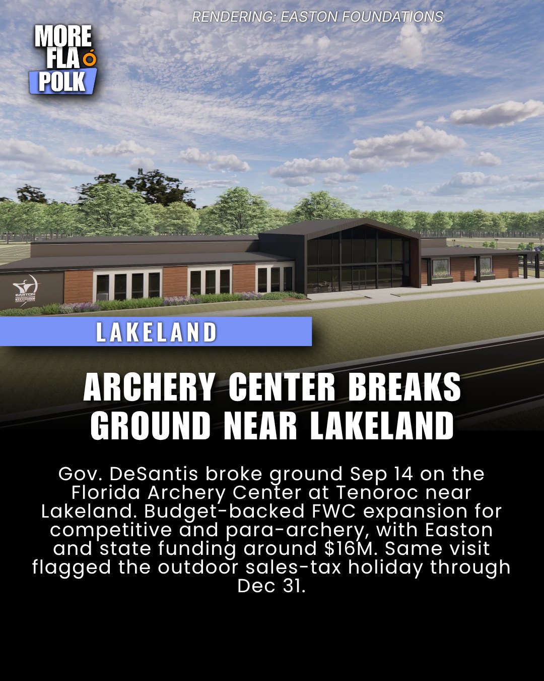 Archery center breaks ground near Lakeland